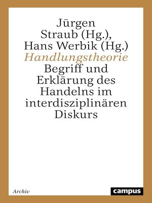 cover image of Handlungstheorie